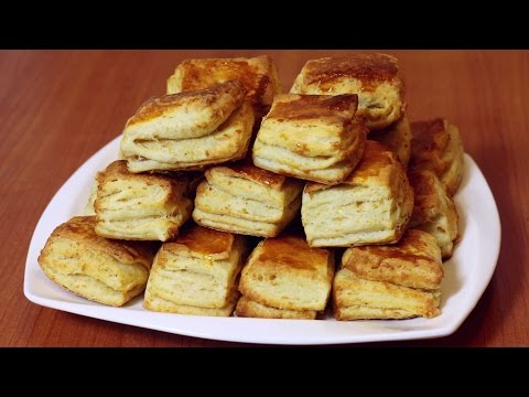 Pogačice sa čvarcima - Puff pastry with cracklings