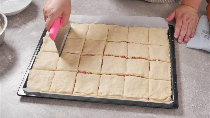 Pogačice sa šunkom i sirom pogačice