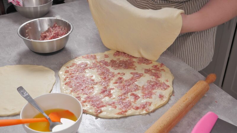 Pita sa mesom bez razvlačenja kora pita sa mesom bez razvlačenja kora