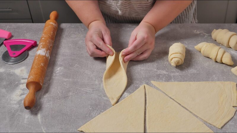 Posne kroasan kifle posne kroasan kifle