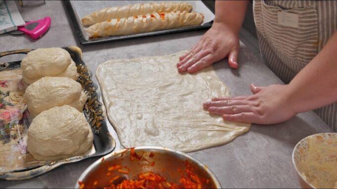 Posno punjeno pecivo posno punjeno pecivo