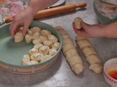 Punjeno pecivo kao pogača pecivo kao pogača