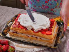 Torta Ledeni vetar sa jagodama Ledeni vetar sa jagodama
